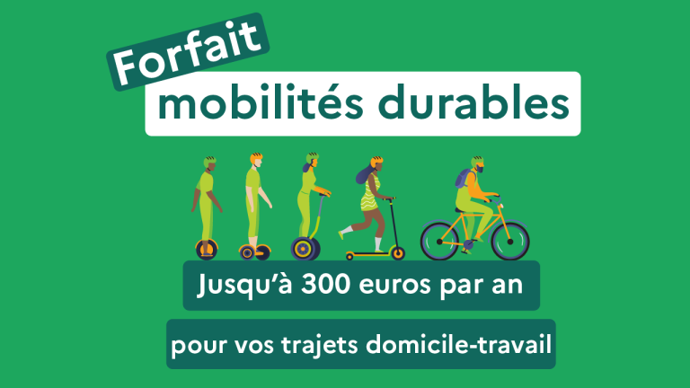 Forfait mobilité durable: ouverture du droit au bénéfice du « forfait mobilités durables » aux agents qui disposent de la gratuité du transport collectif entre leur domicile et leur lieu de travail.