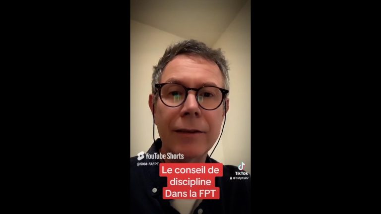 Le conseil de discipline dans la FPT: Vidéo