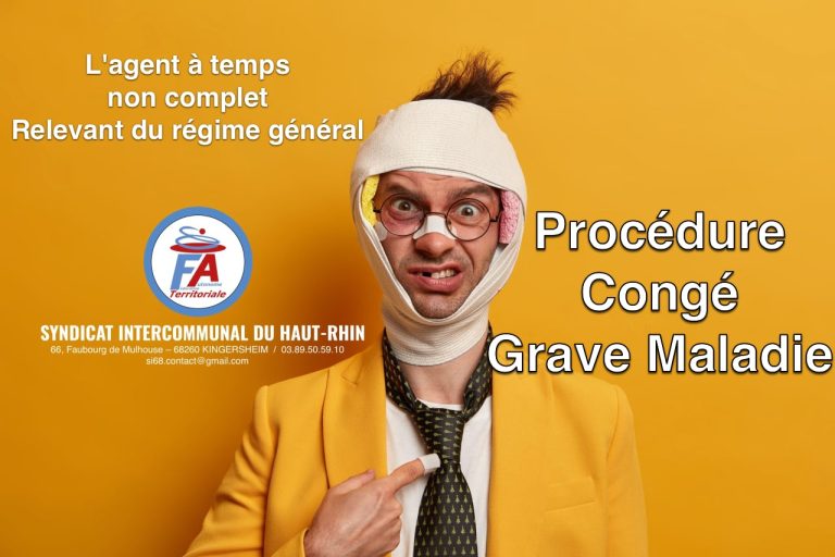 Procédure de passage en congé de grave maladie (CGM) pour un agent IRCANTEC (fonctionnaire à temps non complet <28h)